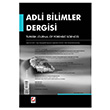 Adli Bilimler Dergisi Cilt:12 Say:3 Eyll 2013 Sekin Yaynevi
