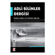 Adli Bilimler Dergisi Cilt:14 Say:3 Eyll 2015 Sekin Yaynevi