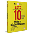 2021 MEB EKYS Mdr ve Mdr Yardmcl 10 Deneme Data Yaynlar