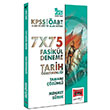 2021 ABT Tarih retmenlii Tamam zml 7x75 Fasikl Deneme Yarg Yaynlar