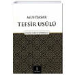 Muhtasar Tefsir Usl Dirayet Yaynlar