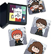 Harry Potter Ahap Bardak Altl Seti (BA09) Book Tasarm