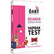 2021 ABT Rehber retmen Yaprak Test Yarg Yaynlar