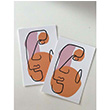 Sakl Yz Tasarm Kartpostal KP366 Book Tasarm