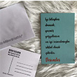 Descartes Kartpostal KP102 Book Tasarm