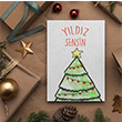 Yldz Sensin Kartpostal KP390 Book Tasarm