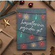 Hayallerinin Peinden Git Yeni Yl Mottosu Hediye Kartpostal KP398 Book Tasarm