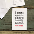 Nazm Hikmet Kartpostal (KP199) Book Tasarm