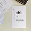Abla Kartpostal (KP285) Book Tasarm