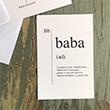 Baba Kartpostal (KP239) Book Tasarm