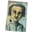 Edgar Alan Poe Kartpostal KP359 Book Tasarm