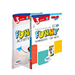 3.Snf ngilizce Funny Worksheets & Test Book + Activity Book retmen Evde Yaynlar