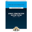 irket Ynetimi in Kayym Tayini (CMK m. 133) On ki Levha Yaynlar