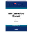 Trk Ceza Hukuku Mevzuat Cilt 1 Sekin Yaynclk
