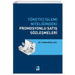 Tketici lemi Niteliindeki Promosyonlu Sat Szlemeleri Adalet Yaynevi
