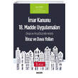 mar Kanunu 18. Madde Uygulamalar tiraz ve Dava Yollar Sekin Yaynclk