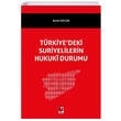 Trkiyedeki Suriyelilerin Hukuki Durumu Adalet Yaynevi