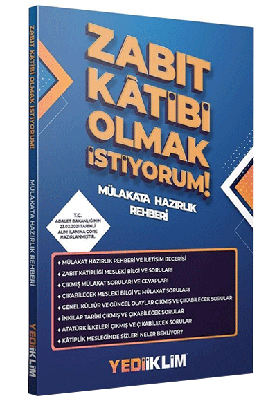 Zabit Katibi Olmak stiyorum Mlakat Hazrlk Rehberi Yediiklim Yaynlar