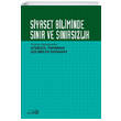 Siyaset Biliminde Snr ve Snrszlk Balam Yaynlar