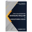 Trk Ceza Kanununda Katalog Sular ve Soruturma Usul Platon Hukuk