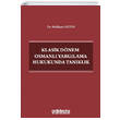 Klasik Dnem Osmanl Yarglama Hukukunda Tanklk On ki Levha Yaynlar