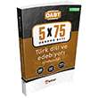 2022 ABT Trk Dili ve Edebiyat retmenlii 5x75 Deneme Tamam PDF zml Kaplan Akademi Yaynclk