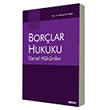 Borlar Hukuku Genel Hkmler Sekin Yaynlar