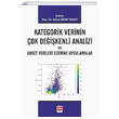 Kategorik Verinin ok Deikenli Analizi ve Anket Verileri zerine Uygulamalar Ekin Yaynlar