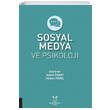 Sosyal Medya ve Psikoloji Akademisyen Kitabevi