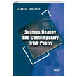 Seamus Heaney and Contemporary Irish Poetry Gece Kitapl