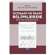 ktisadi ve dari Bilimlerde Gncel almalar Nobel Yaynevi
