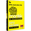 2021 KPSS ALES DGS YKS Szel Mantk ve Muhakeme Tamam zml Soru Bankas Yarg Yaynlar