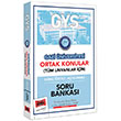 GYS Gazi niversitesi Ortak Konular Konu zetli - Aklamal Soru Bankas Yarg Yaynlar