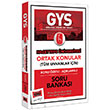 GYS Hacettepe niversitesi Ortak Konular Konu zetli Aklamal Soru Bankas Yarg Yaynlar
