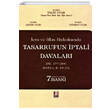 Tasarrufun ptali Davalar Bilge Yaynevi