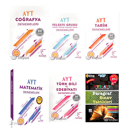 AYT Eit Arlk Denemeleri ve Paragraf Snav Taktikleri Seti Karekk Yaynlar