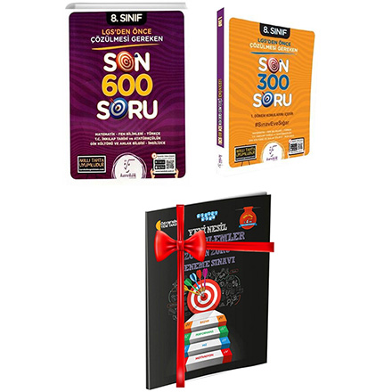 LGS Son 900 Soru ve Deneme Snav HEDYEL Karekk Yaynlar