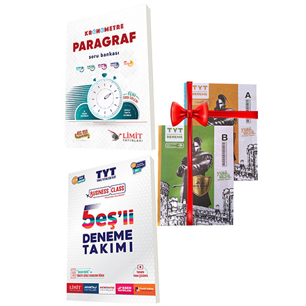 TYT Paragraf Soru Bakas ve 5 li Deneme Seti Deneme Snav HEDYEL Limit Yaynlar