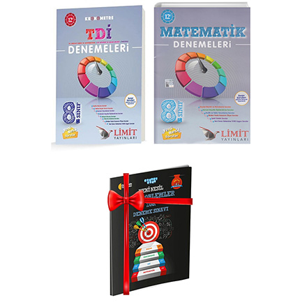 LGS 12 li Deneme ve Matematik Deneme Seti Deneme Snav HEDYEL Limit Yaynlar