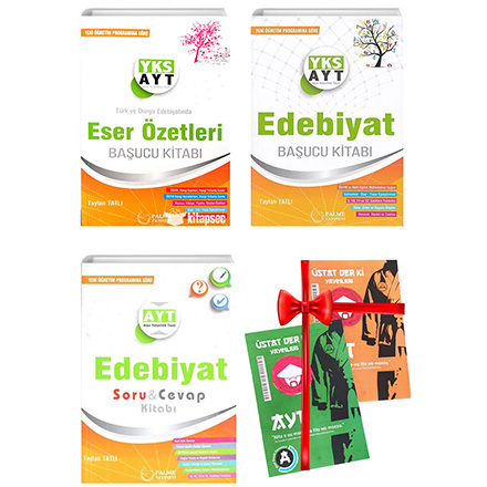 AYT Edebiyat Eser zetleri Soru Cevap ve Baucu Kitab Seti Deneme Snav HEDYEL Palme Yaynevi