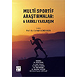 Multi Sportif Aratrmalar: 6 Farkl Yaklam Gazi Kitabevi