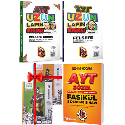 TYT AYT Felsefe zet Konu Anlatm ve 5 li Deneme Snav Seti Deneme Snav HEDYEL Benim Hocam Yaynlar