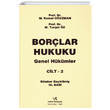 Borlar Hukuku Genel Hkmler Cilt 2 Vedat Kitaplk