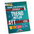 AYT Fizik stanbul Teknik niversitesini Kazandran Trend Notlar Trend Akademi Yaynlar