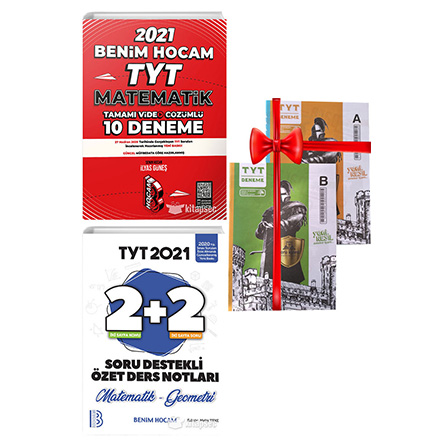 TYT Matematik 10 lu Deneme Snav ve 2+2 zet Ders Notlar Seti Deneme Snav HEDYEL Benim Hocam Yaynlar