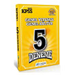 2021 KPSS Genel Yetenek Genel Kltr 5 Deneme zml Panem Yaynlar
