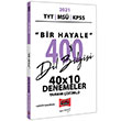 2021 TYT MS KPSS Bir Hayale 400 Dil Bilgisi 40x10 Tamam zml Denemeler Yarg Yaynlar