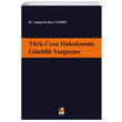 Trk Ceza Hukukunda Gnll Vazgeme Adalet Yaynevi