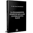2021  Szlemesinin Feshinde Son are Ultima Ratio lkesi Legal Yaynclk