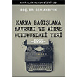 Karma Balama Kavram ve Miras Hukukundaki Yeri Cem Akbyk Aristo Yaynevi
